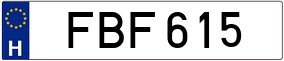 Truck License Plate